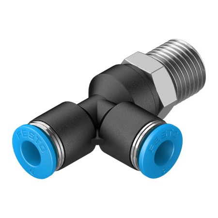 Festo Push-In T-Fitting QSTL-1/4-6-100 QSTL-1/4-6-100